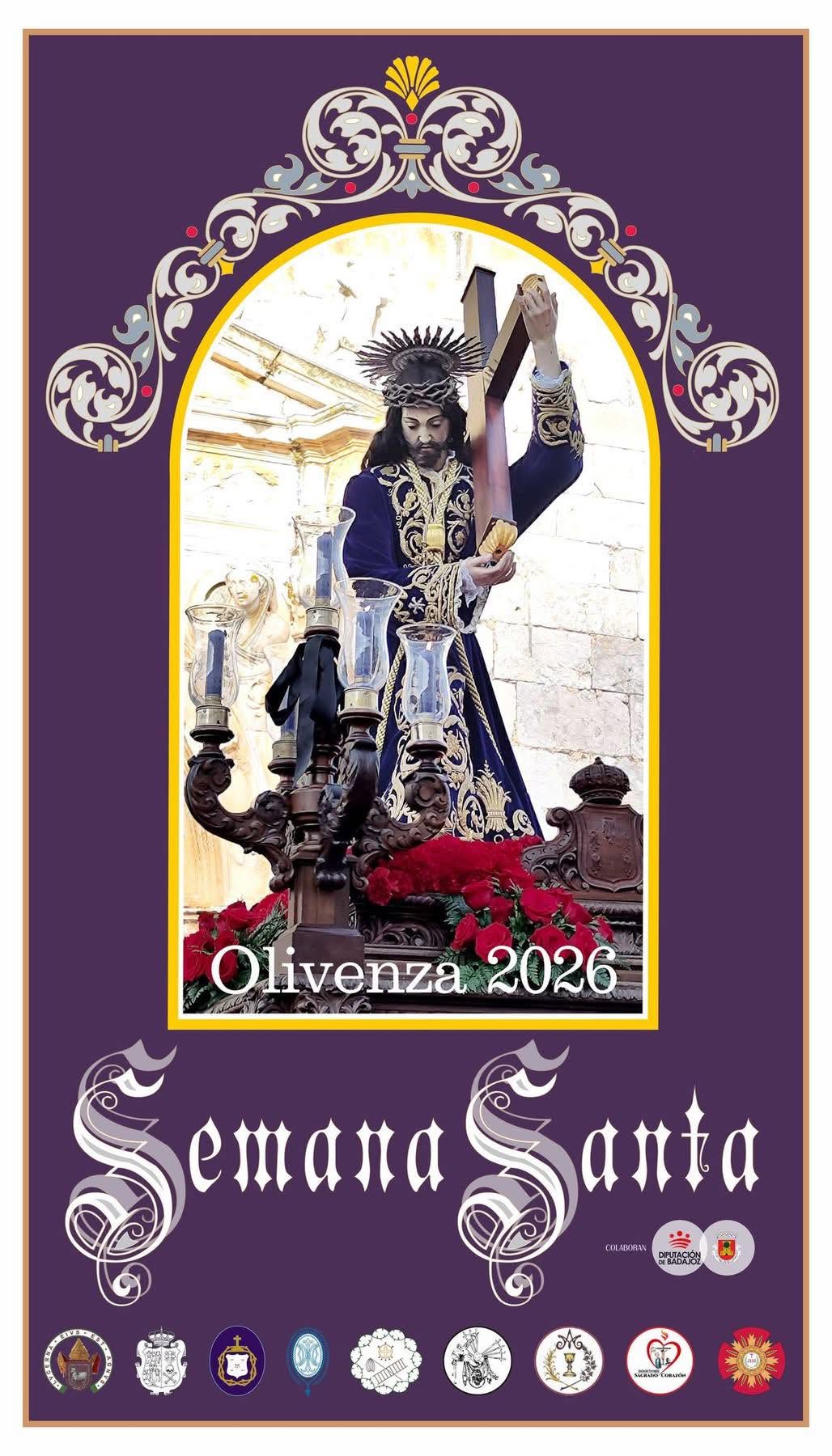 Cartel de Semana Santa en Olivenza 2026